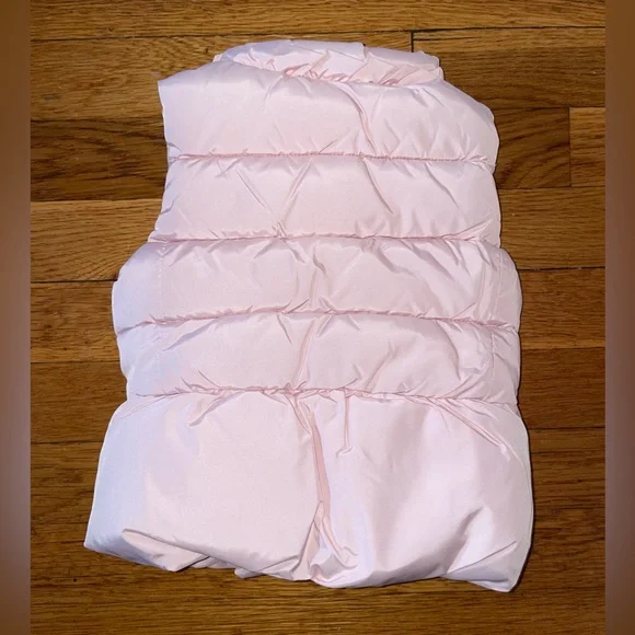 2/$15 GAP 2t light pink puffer vest - Picture 2 of 3